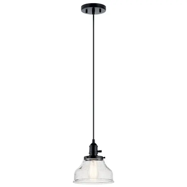 Avery Mini Pendant in Black - Image 1