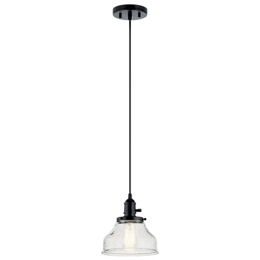 Avery Mini Pendant in Black - Image 1