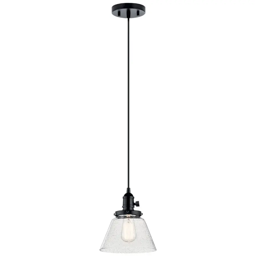 Avery Mini Pendant in Black - Image 1
