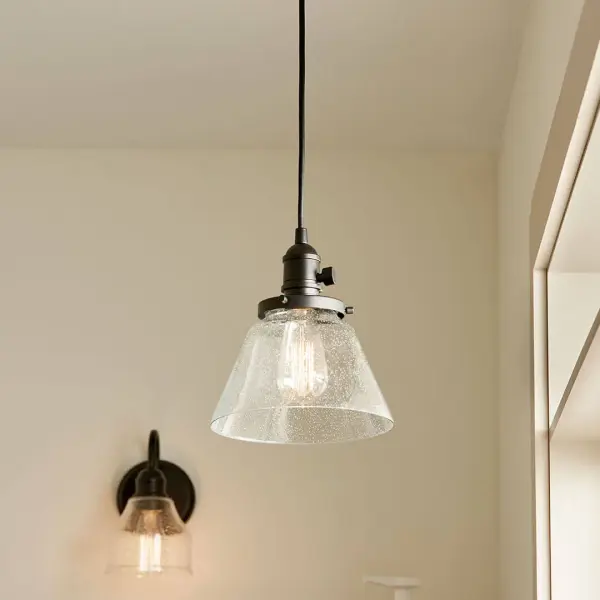 Avery Mini Pendant in Black - Image 3