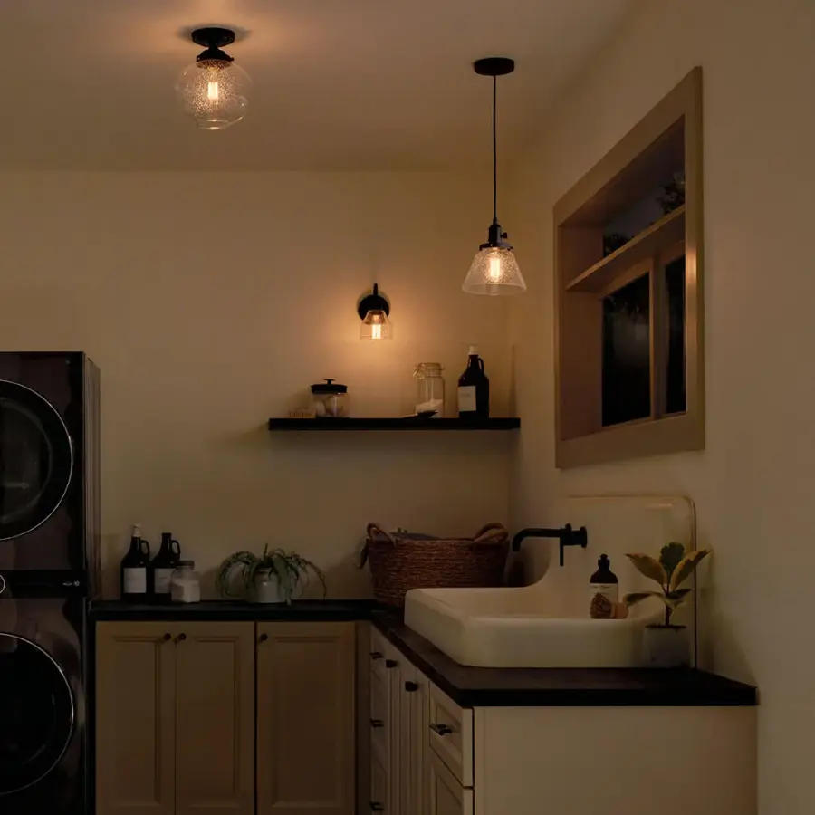 Avery Mini Pendant in Black - Image 5