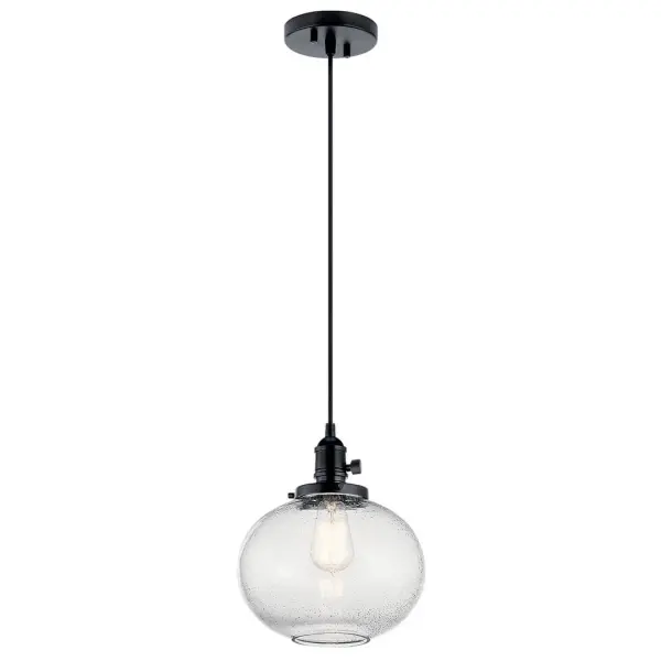 Avery Mini Pendant in Black - Image 1