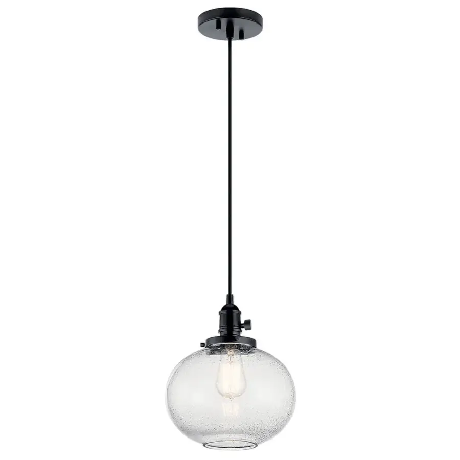 Avery Mini Pendant in Black - Image 1