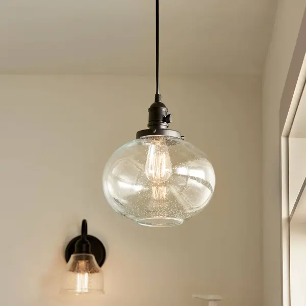 Avery Mini Pendant in Black - Image 3