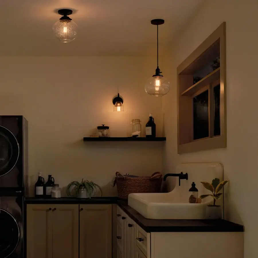Avery Mini Pendant in Black - Image 5