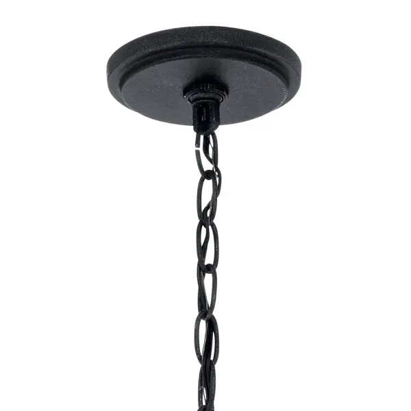 Brisbane 6-Light Chandelier in Distressed Black - Image 4
