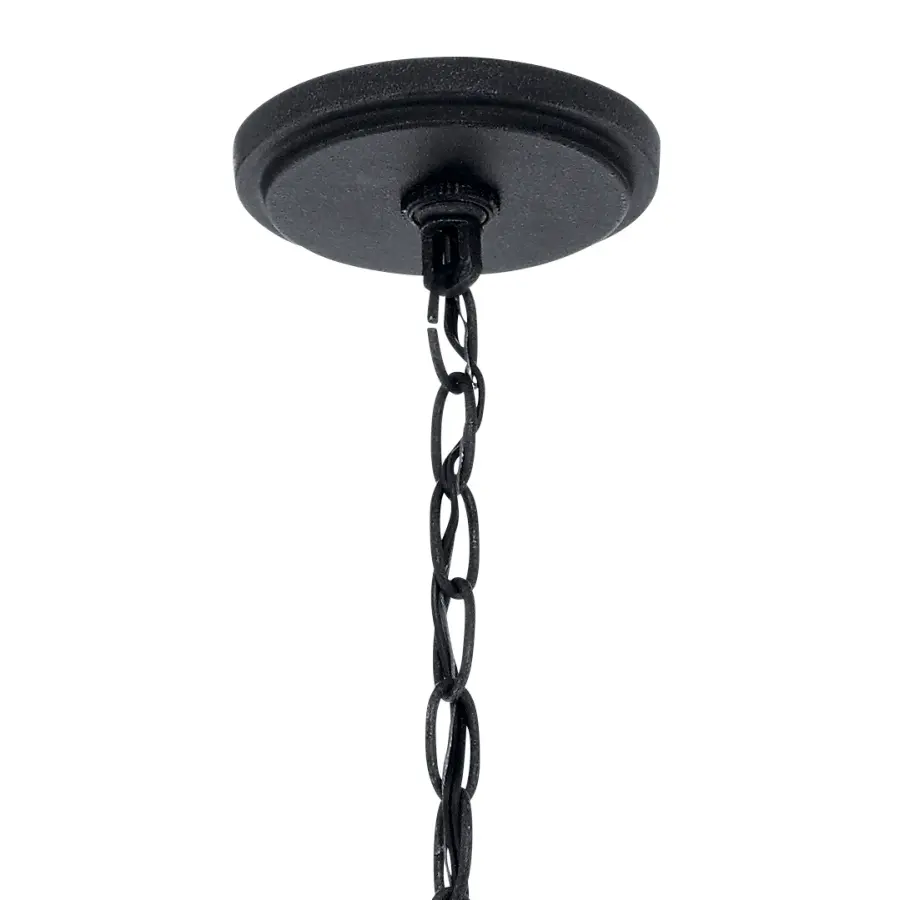 Brisbane 6-Light Chandelier in Distressed Black - Image 4
