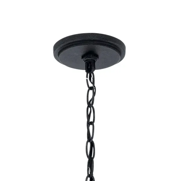 Brisbane 8-Light Chandelier in Distressed Black - Image 3