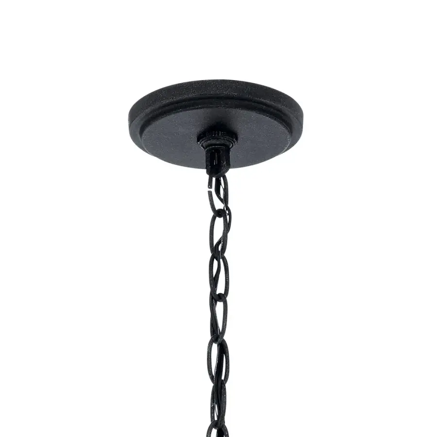 Brisbane 8-Light Chandelier in Distressed Black - Image 3