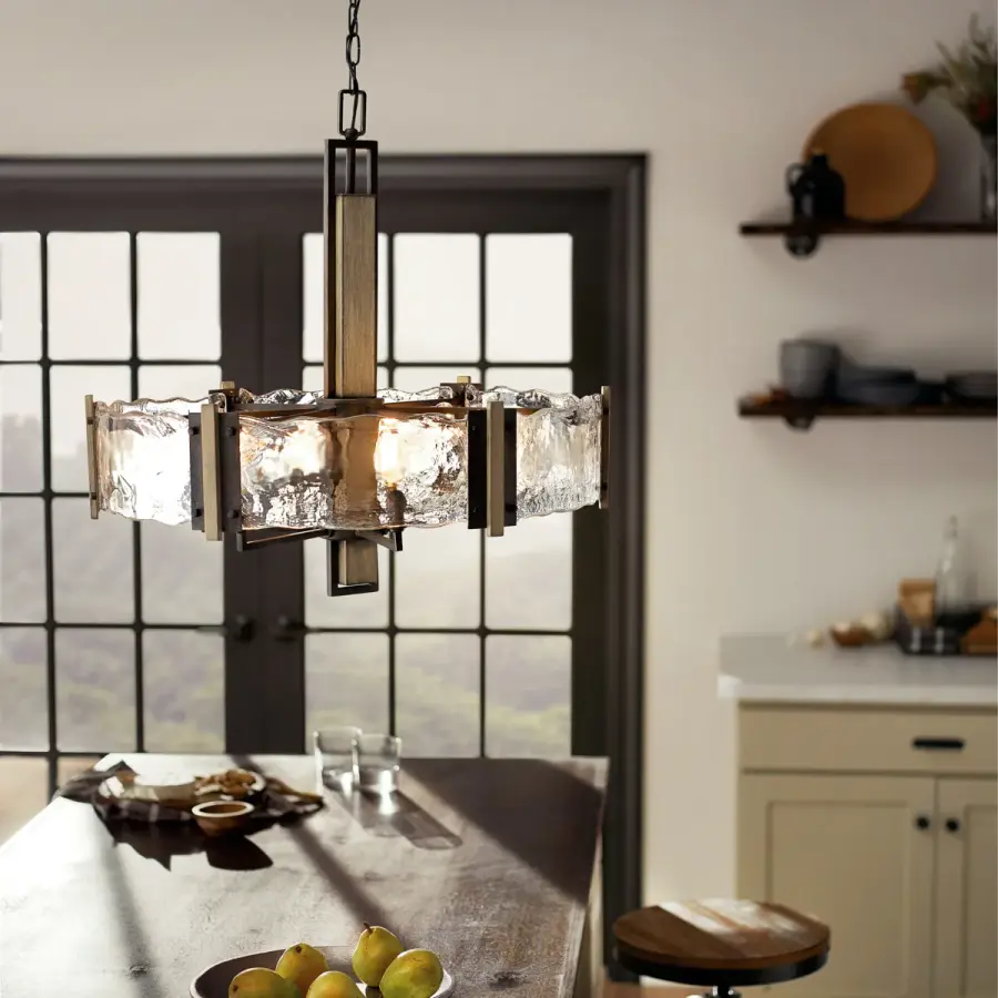 Aberdeen 6-Light Chandelier in Olde Bronze - Image 4