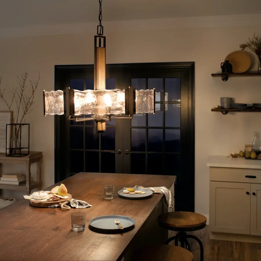 Aberdeen 6-Light Chandelier in Olde Bronze - Image 6