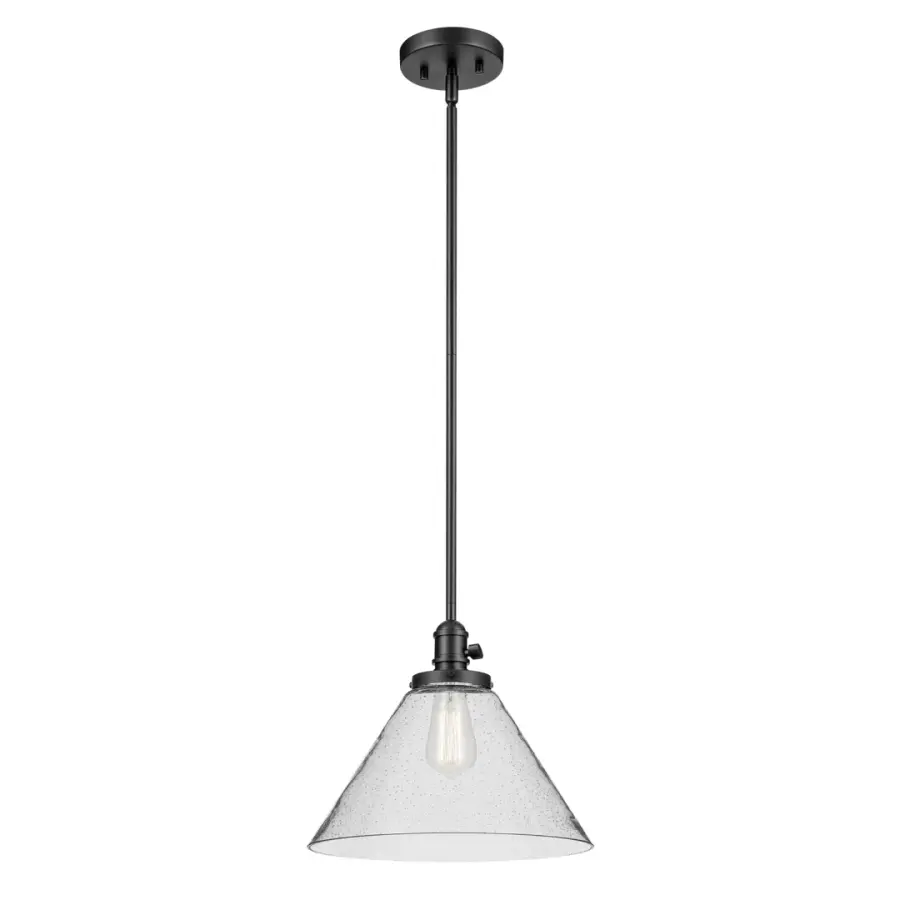 Avery 1-Light Pendant in Black - Image 2