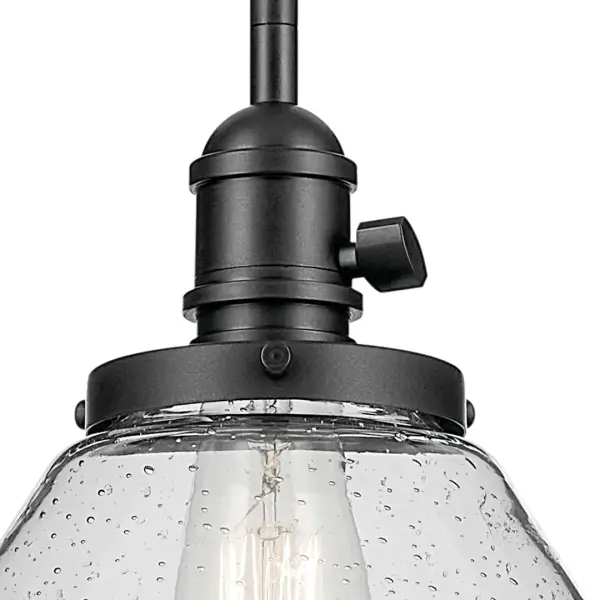 Avery 1-Light Pendant in Black - Image 4