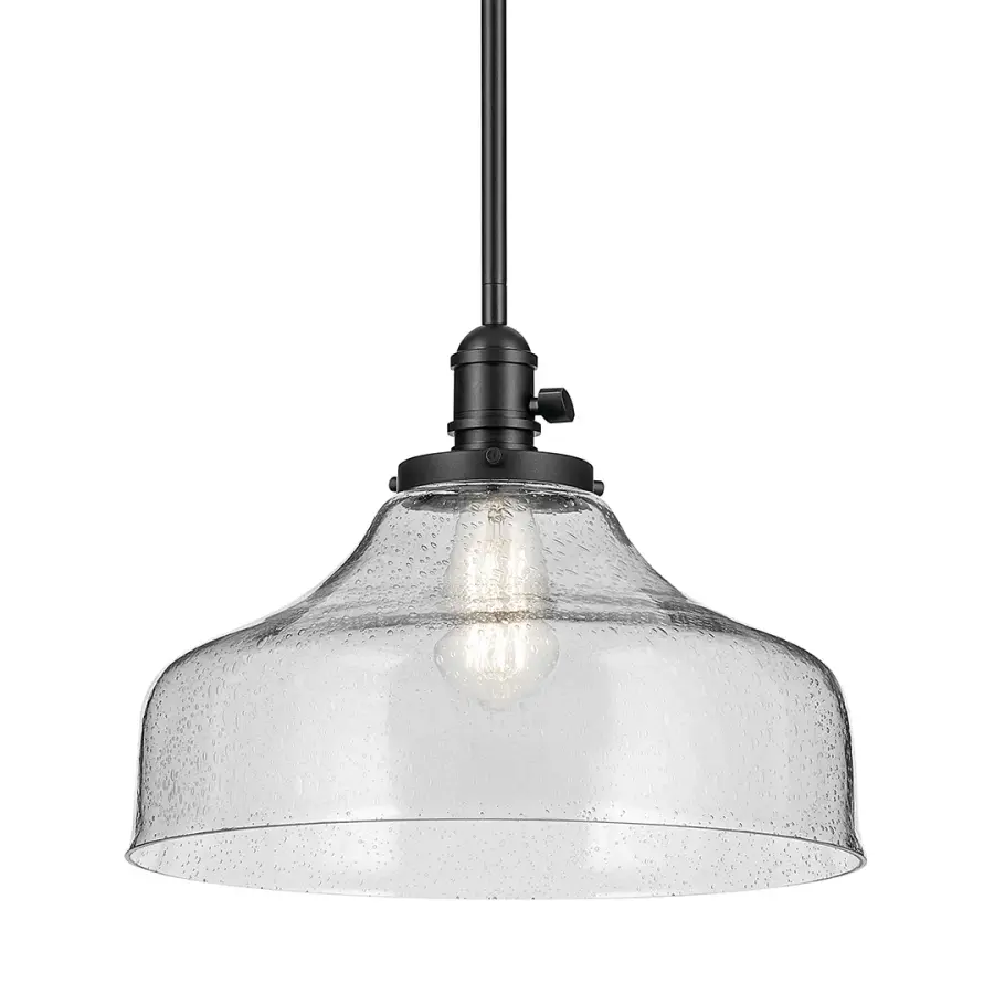 Avery 1-Light Pendant in Black - Image 1