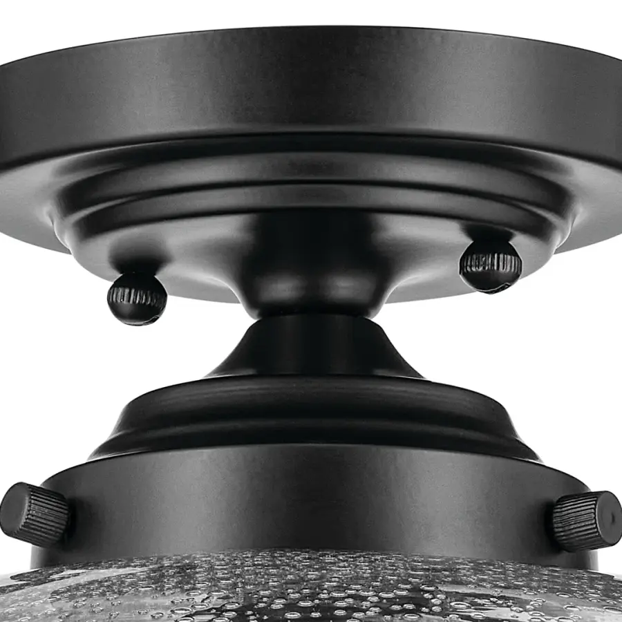 Avery 14.5" Black Flush Mount Ceiling Light - Image 3