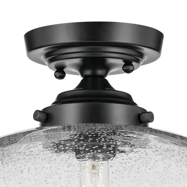 Avery 14.5" Black Flush Mount Ceiling Light - Image 5