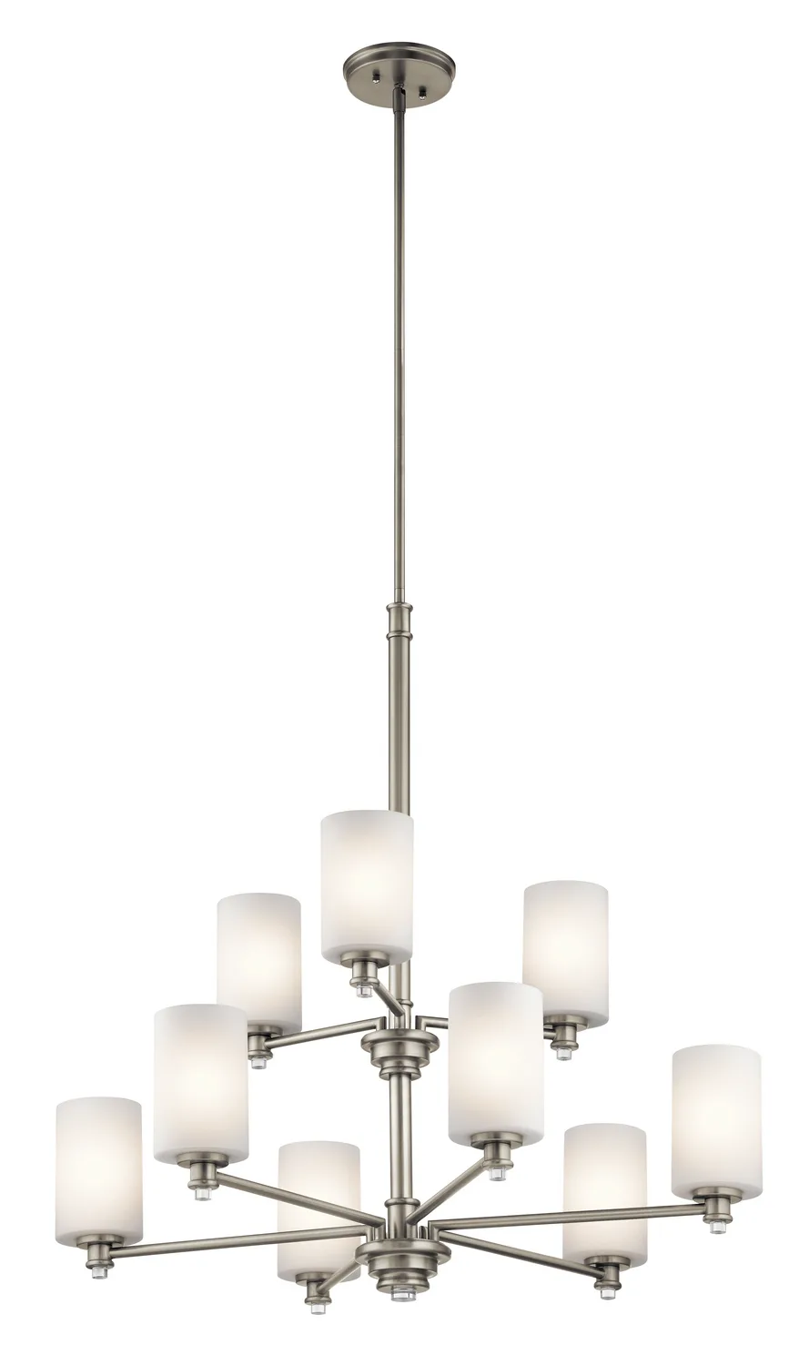 Joelson 9-Light Chandelier in Brushed Nickel