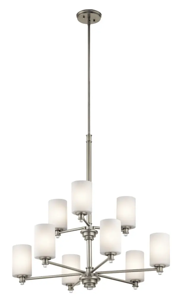 Joelson 9-Light Chandelier in Brushed Nickel