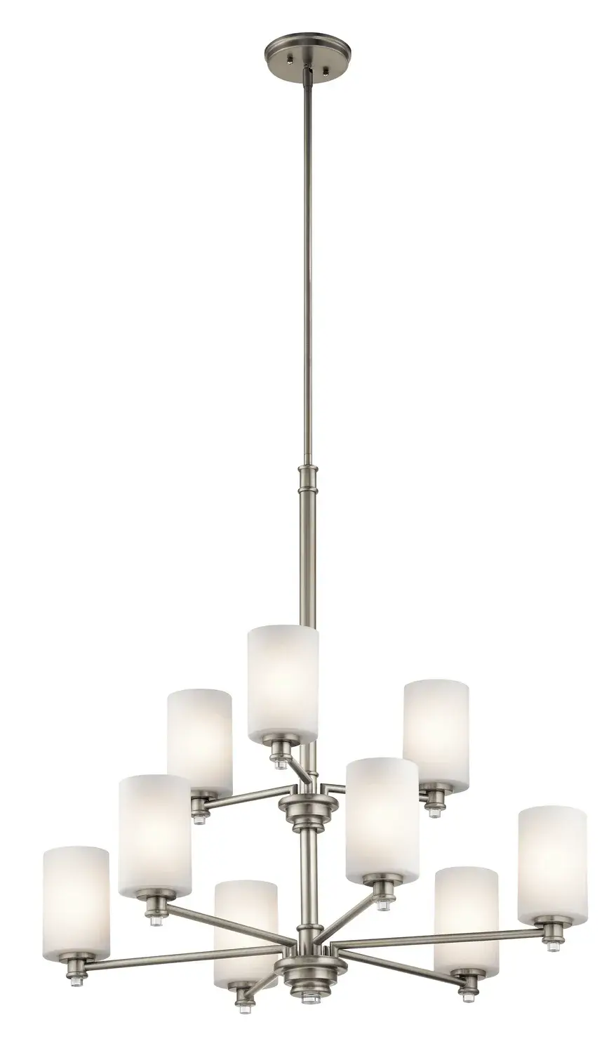 Joelson 9-Light Chandelier in Brushed Nickel
