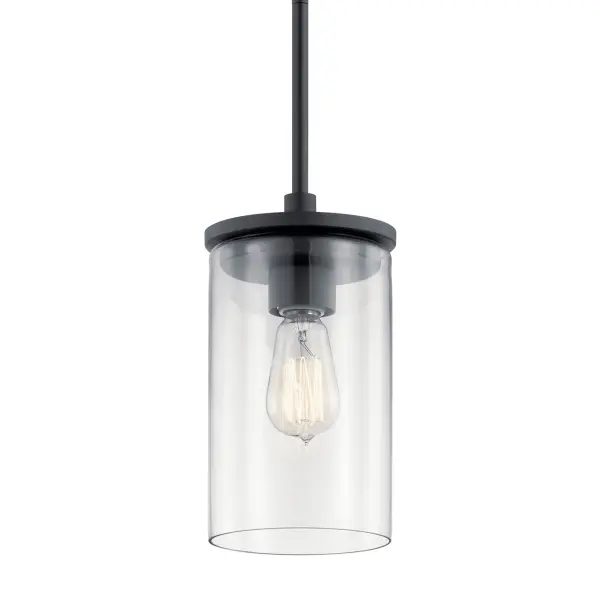 Crosby Mini Pendant in Black - Image 1