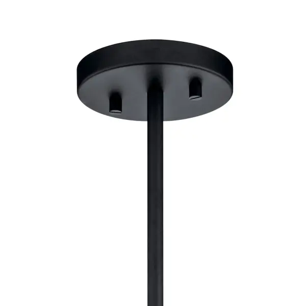 Crosby 3-Light Convertible Chandelier in Black - Image 4