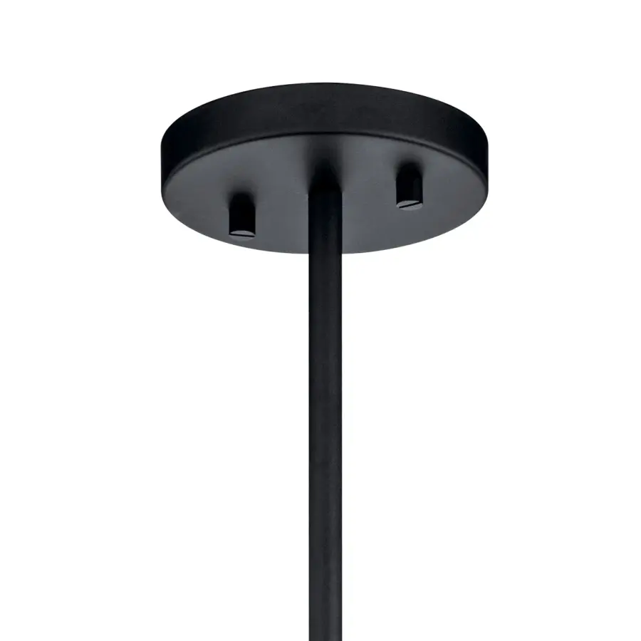 Crosby 3-Light Convertible Chandelier in Black - Image 4