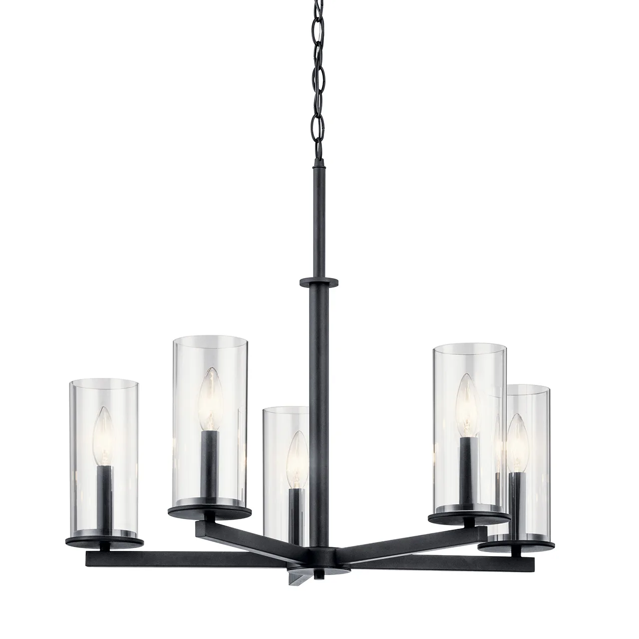 Crosby 5-Light Chandelier in Black