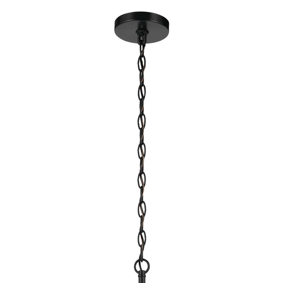 Crosby 6-Light Chandelier in Black - Image 5