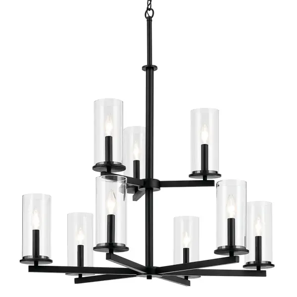 Crosby 9-Light Multi-Tier Chandelier - Image 1