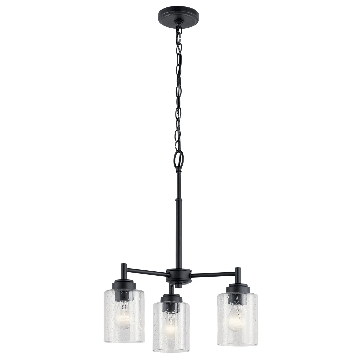 Winslow 3-Light Mini Chandelier in Black