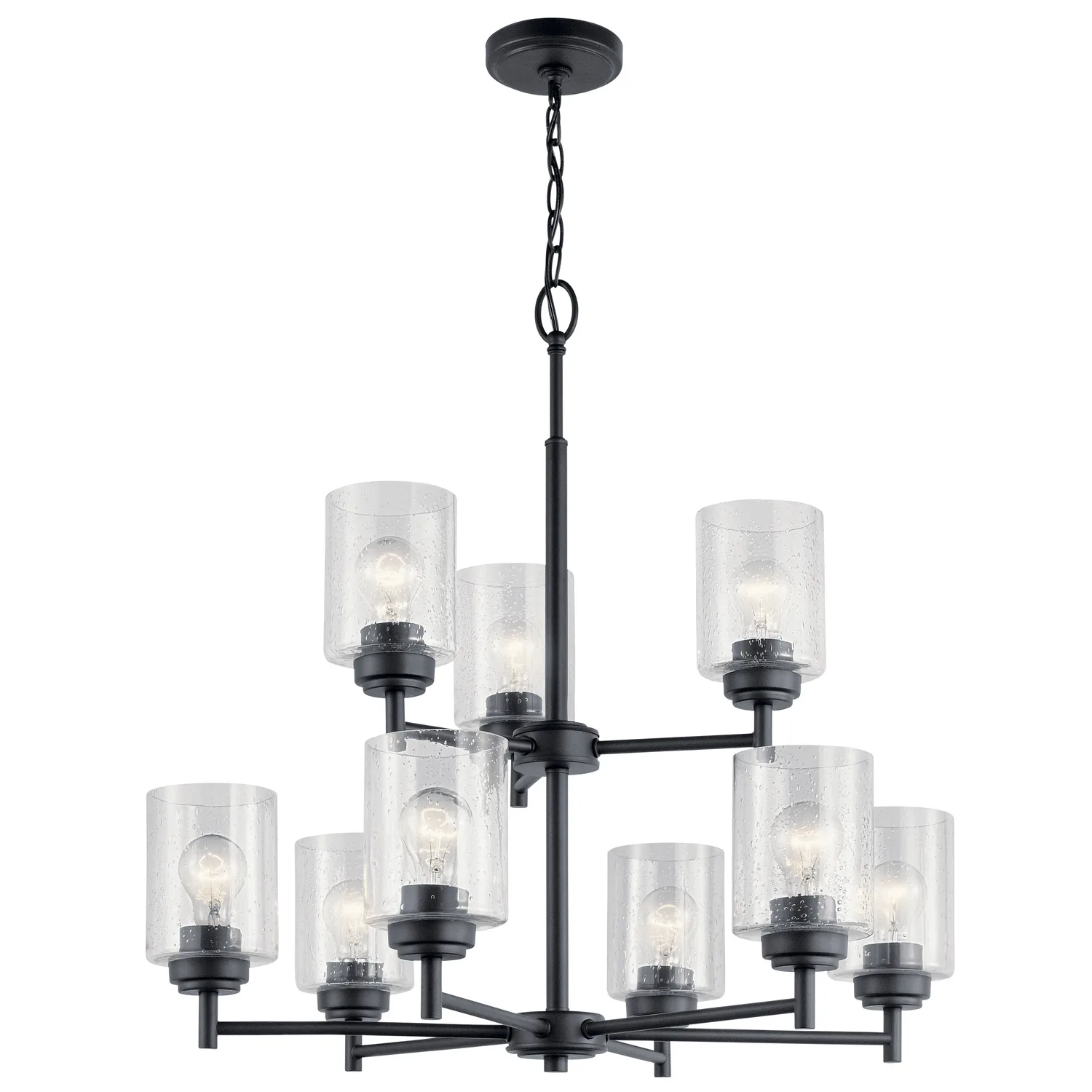 Winslow 9-Light Chandelier in Black