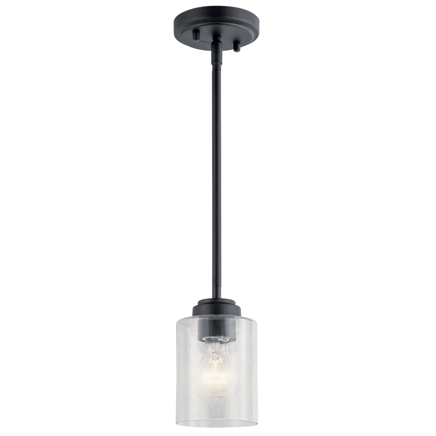 Winslow One Light Mini Pendant in Black