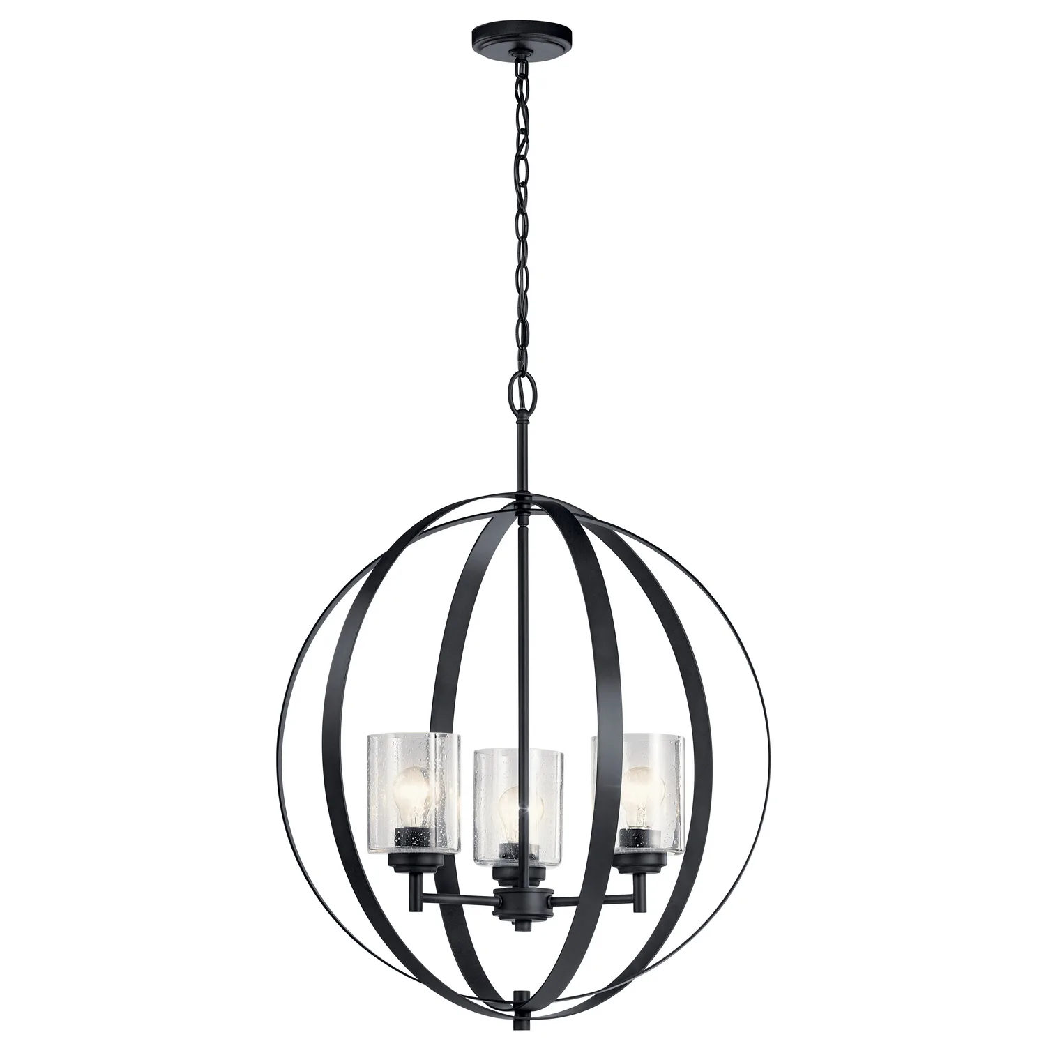 Winslow 3-Light Chandelier in Black