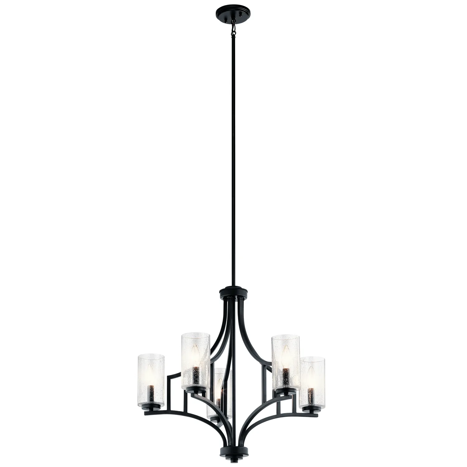 Vara 5-Light Chandelier in Distressed Black