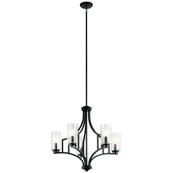 Vara 5-Light Chandelier in Distressed Black