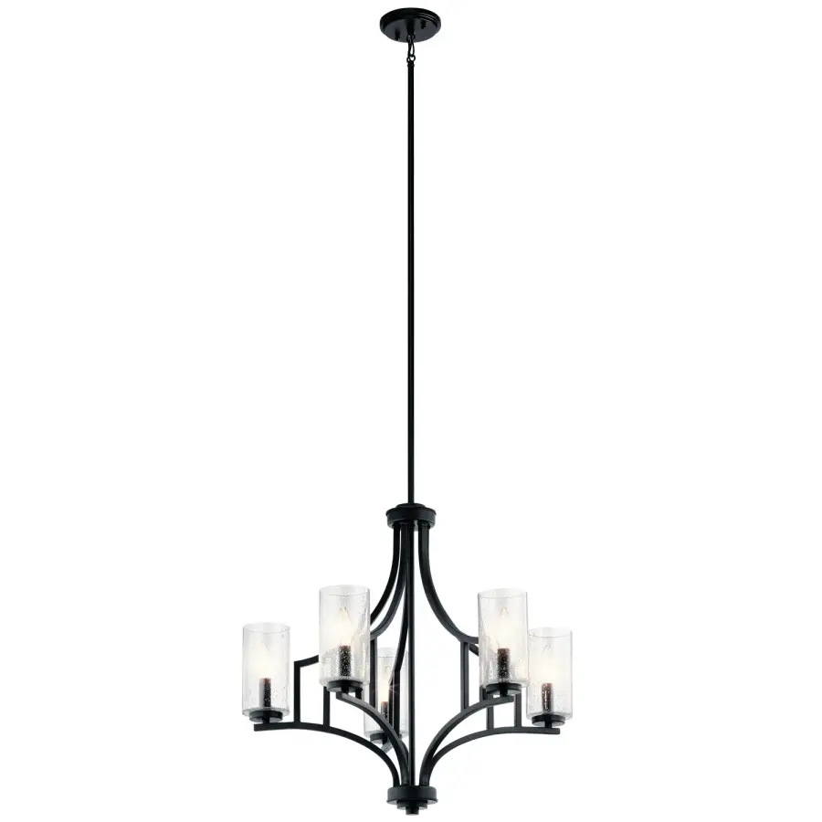 Vara 5-Light Chandelier in Distressed Black