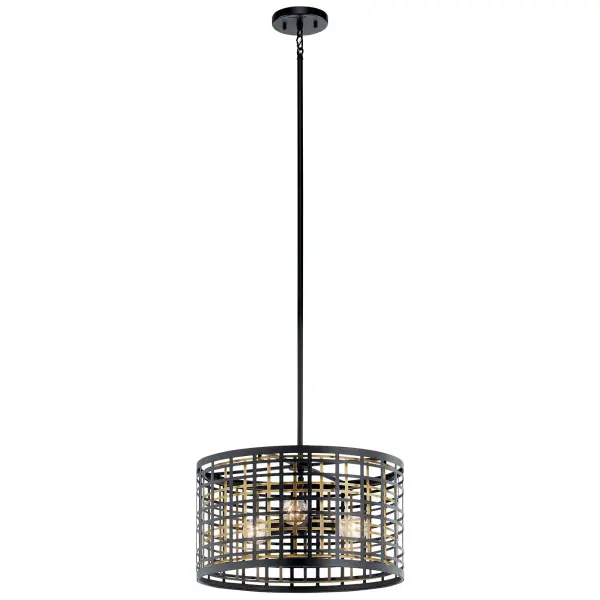 Aldergate 3-Light Semi-Flush Mount Ceiling Light - Image 1