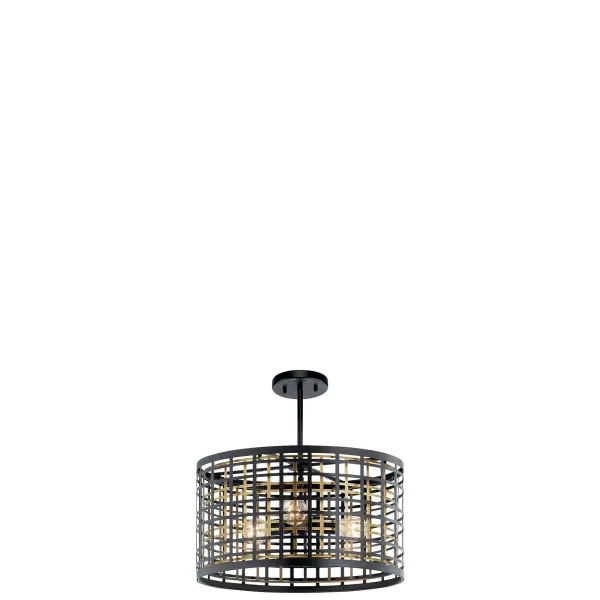 Aldergate 3-Light Semi-Flush Mount Ceiling Light - Image 2