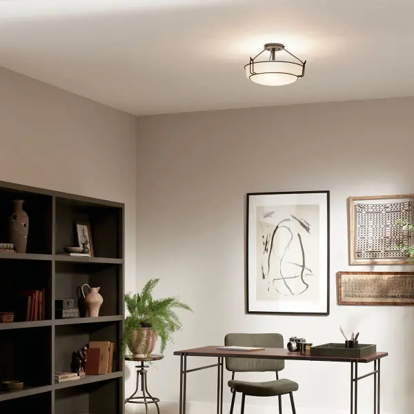 Alkire 3-Light Semi-Flush Mount Ceiling Light - Image 6