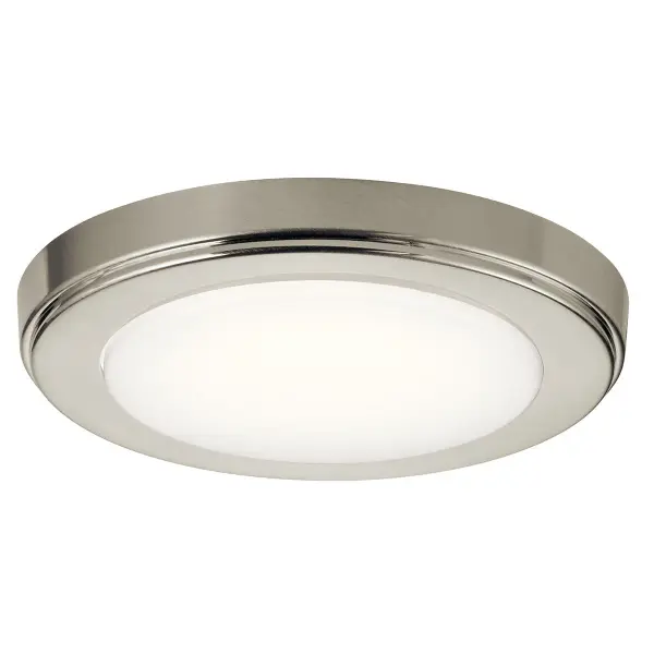 Zeo 7" LED Flush Mount in Brushed Nickel