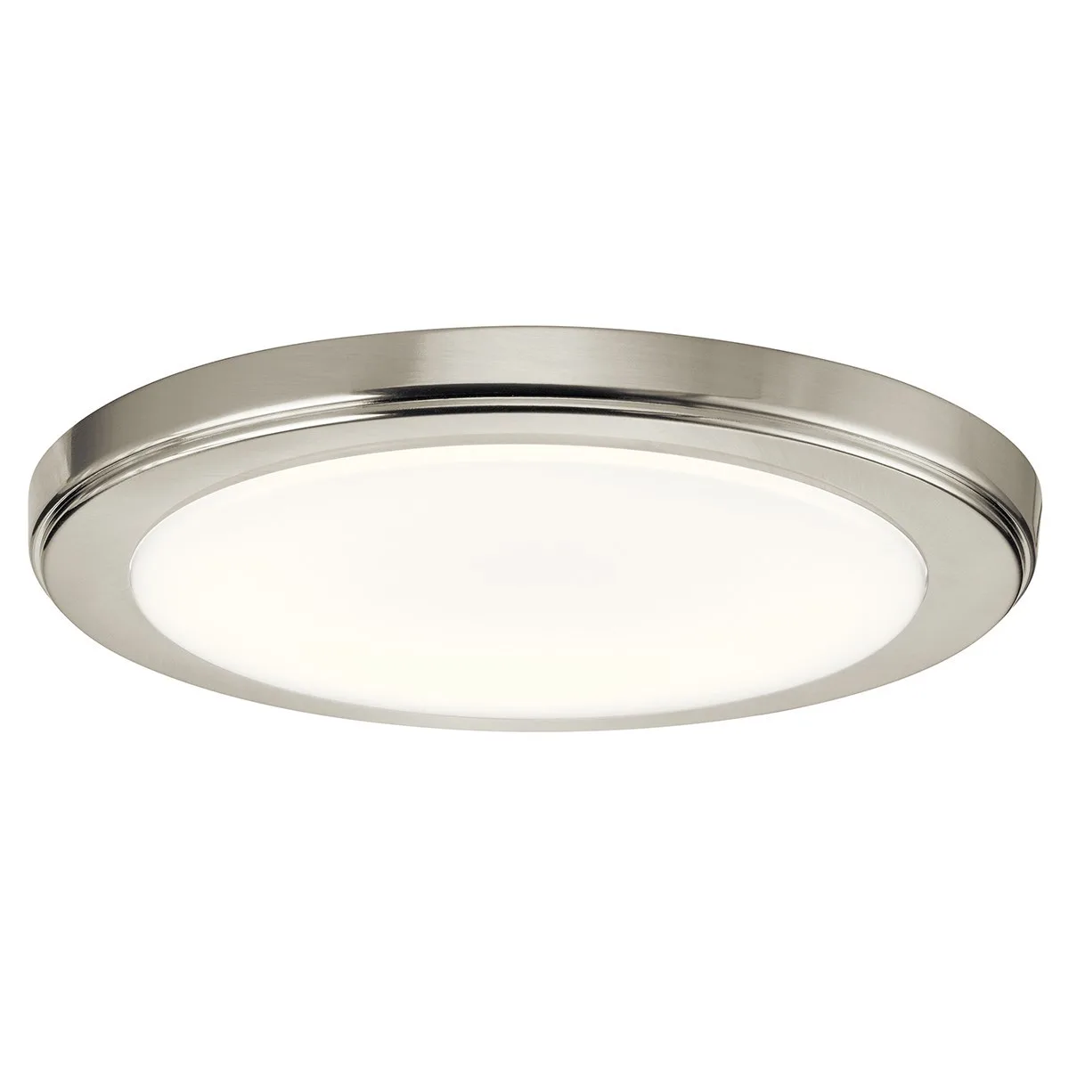 Zeo 10" LED Flush Mount in Brushed Nickel