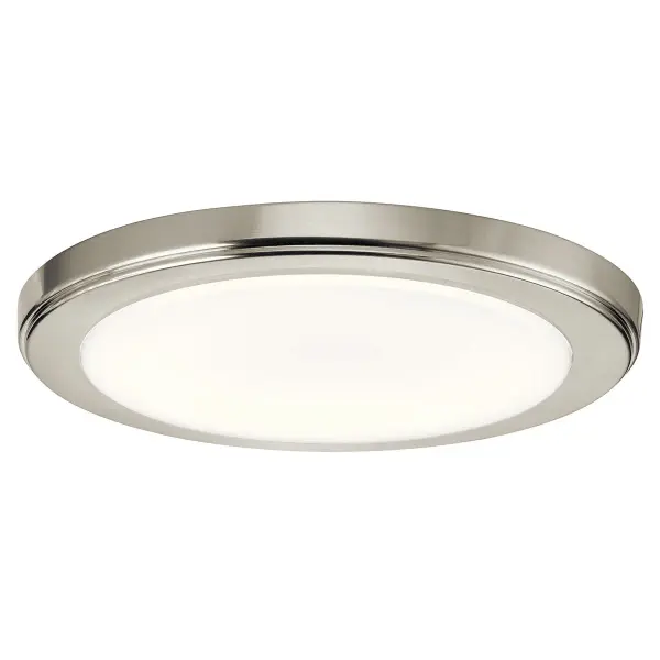 Zeo 10" LED Flush Mount in Brushed Nickel