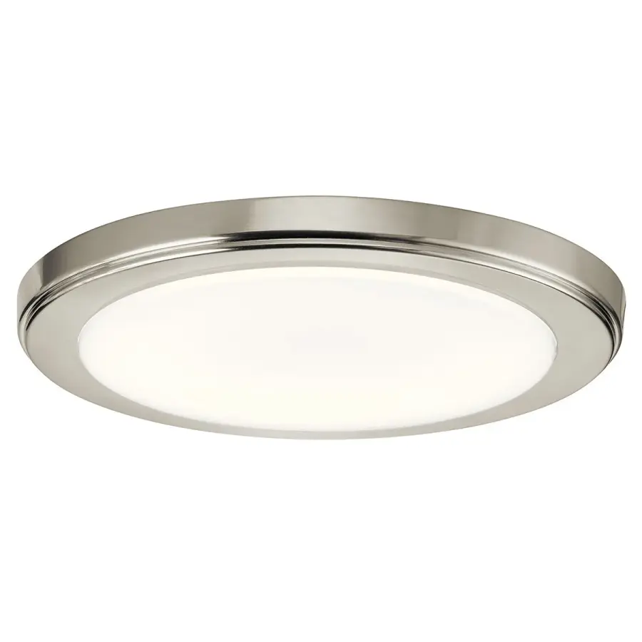 Zeo 10" LED Flush Mount in Brushed Nickel