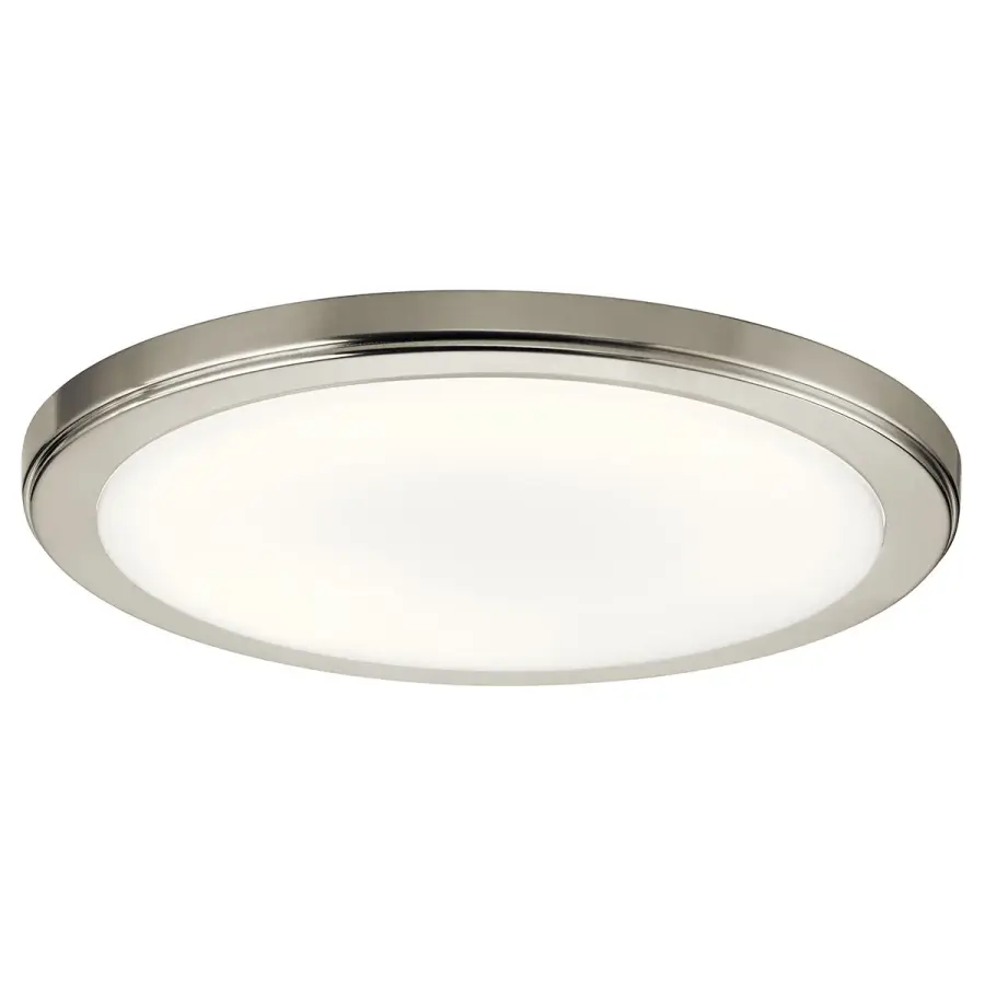Zeo 13" LED Flush Mount in Brushed Nickel