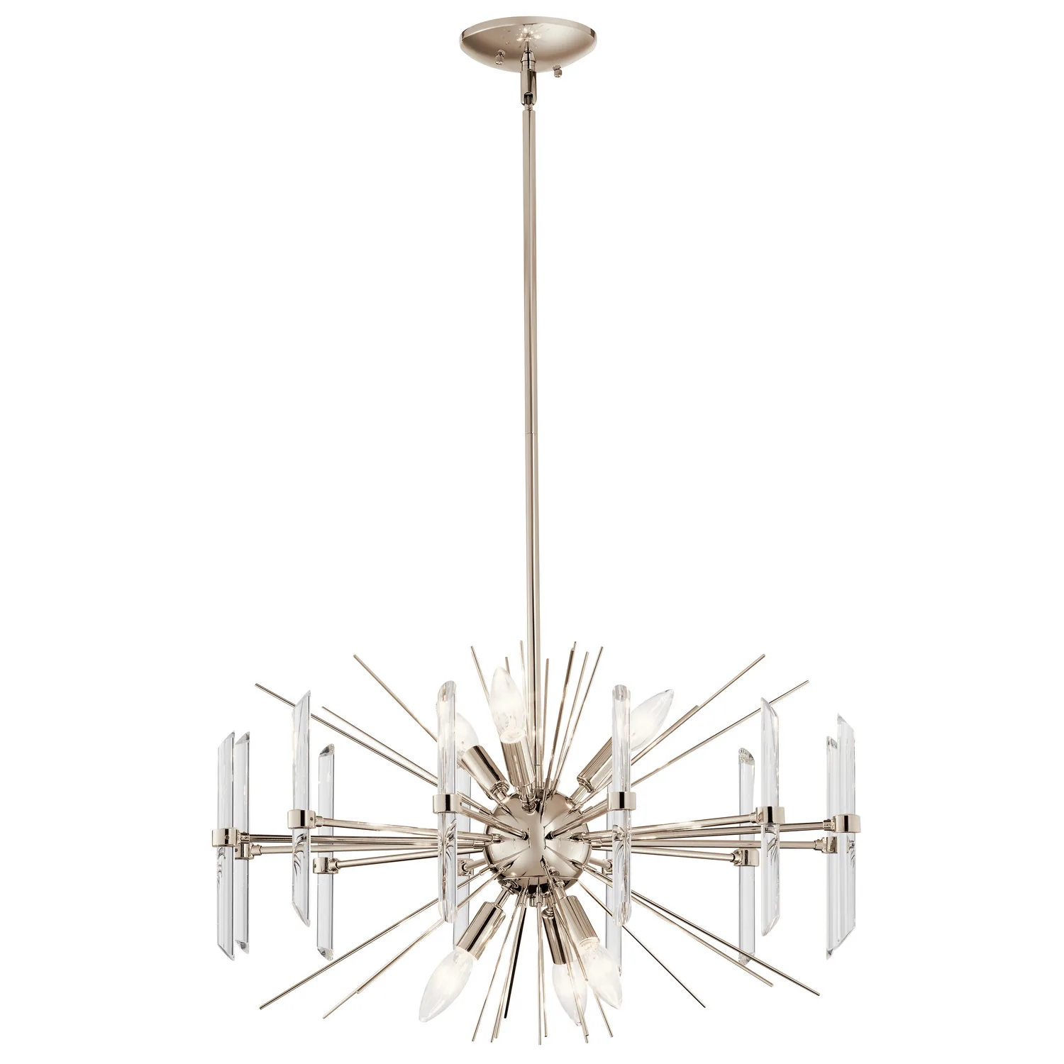 Eris 6-Light Chandelier in Polished Nickel