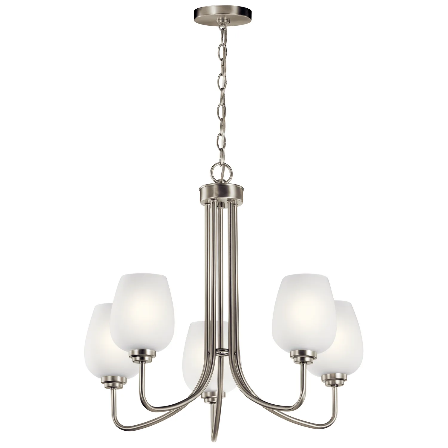 Valserrano 5-Light Chandelier in Brushed Nickel