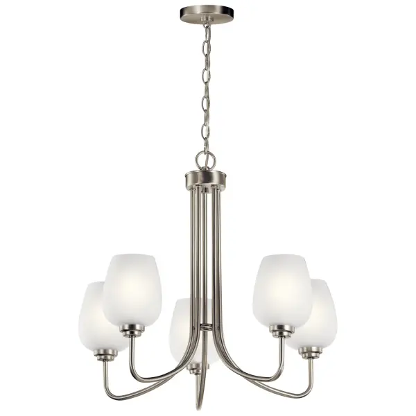 Valserrano 5-Light Chandelier in Brushed Nickel