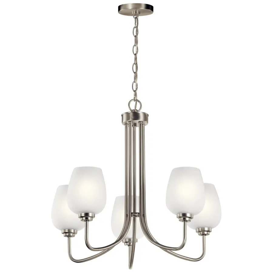 Valserrano 5-Light Chandelier in Brushed Nickel