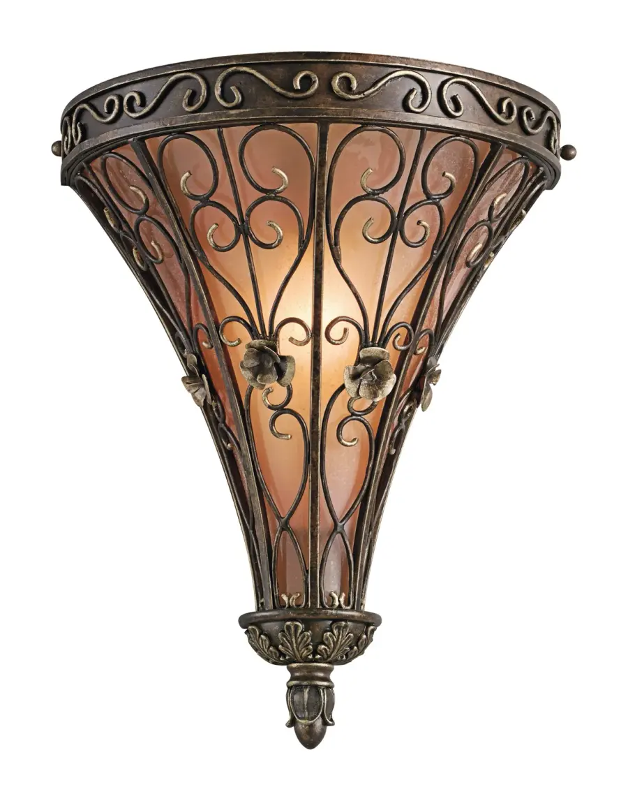 Marchesa One Light Wall Sconce in Terrene Bronze