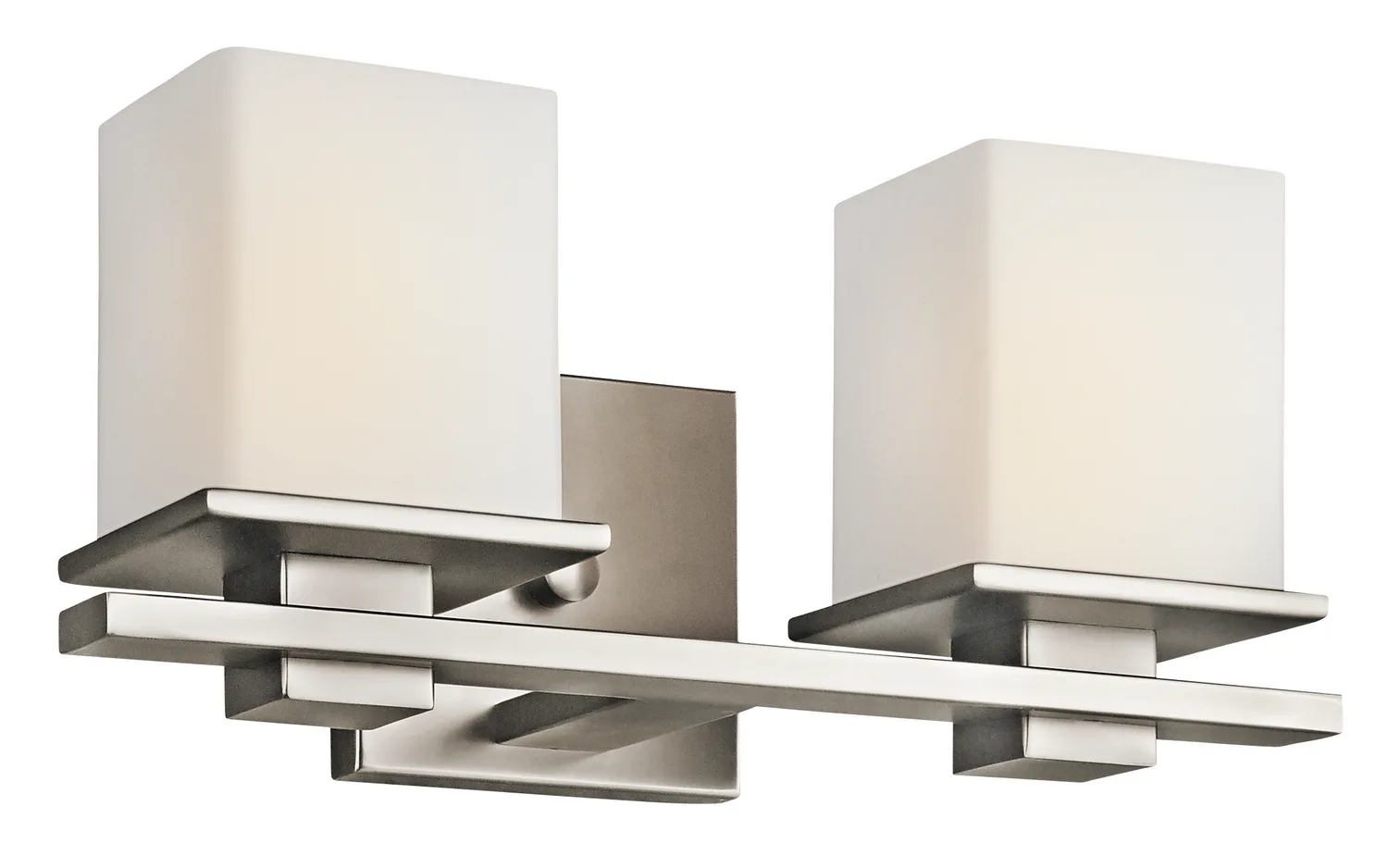 Tully Two Light Bath Vanity in Antique Pewter